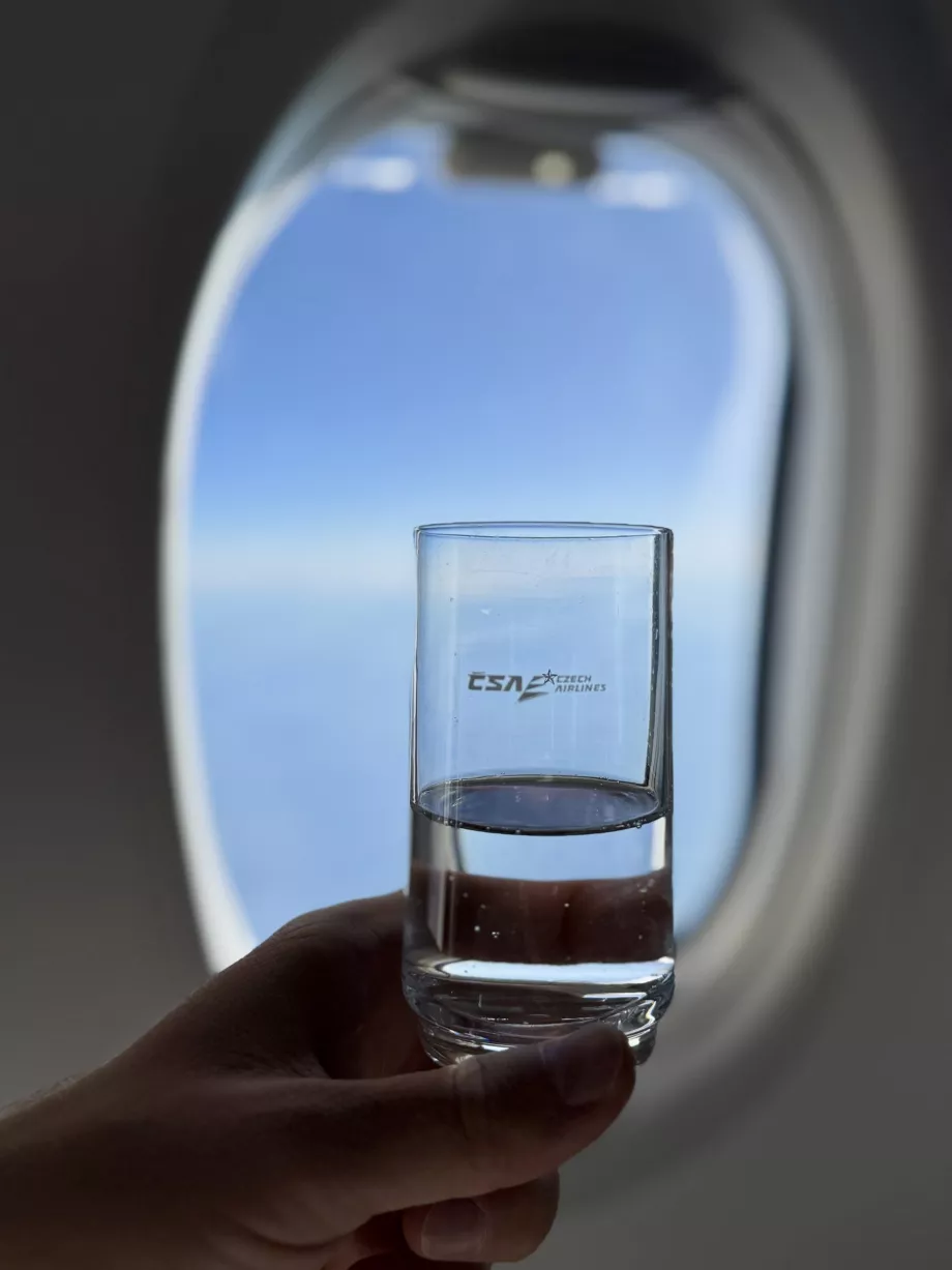 Retro Czech Airlines üveg