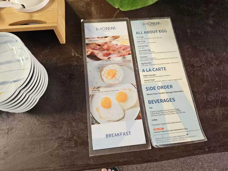 Reggeli - tojás állomás