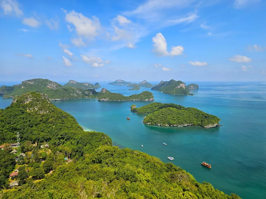 A Koh Wua Ta Lap szigetének kilátása