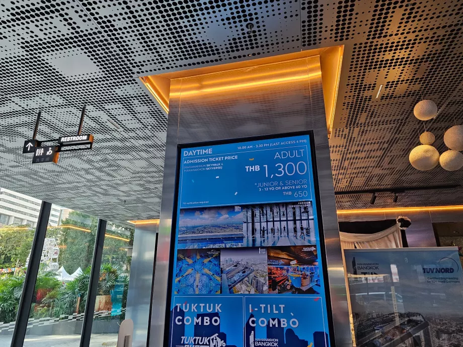 King Power Mahanakhon - aktuális árlista 2027