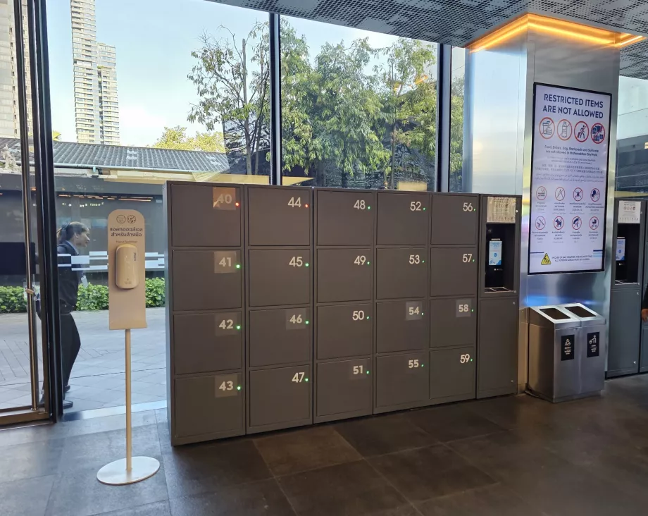 King Power Mahanakhon - csomagmegőrző