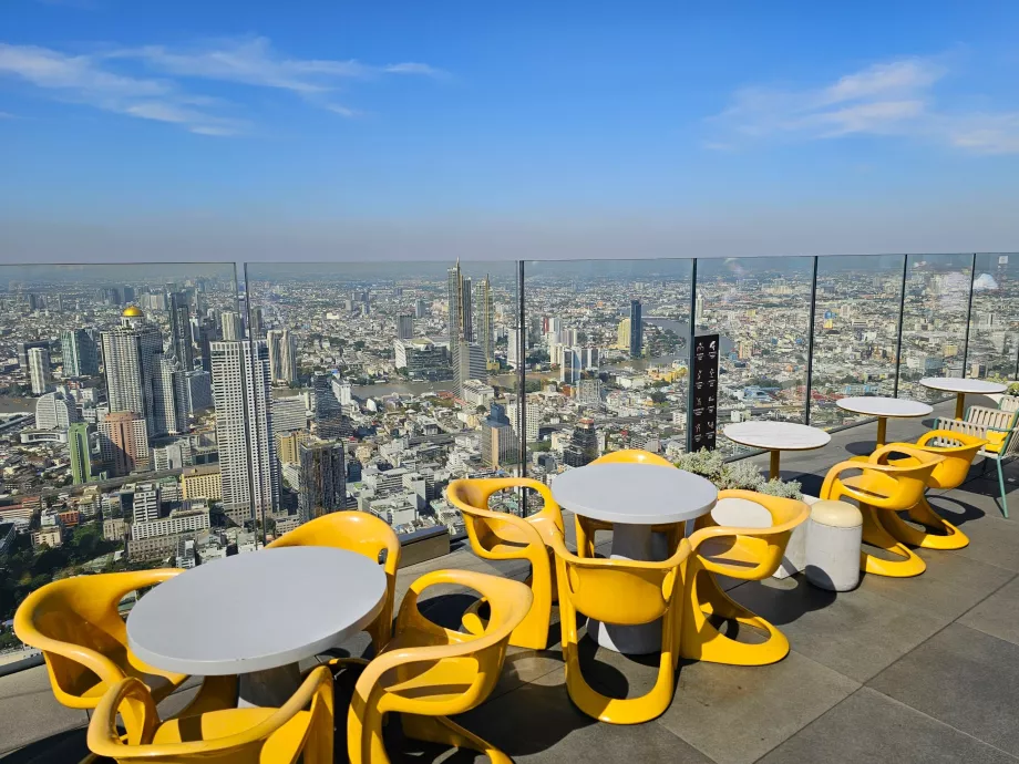 King Power Mahanakhon - kilátás a tetőről