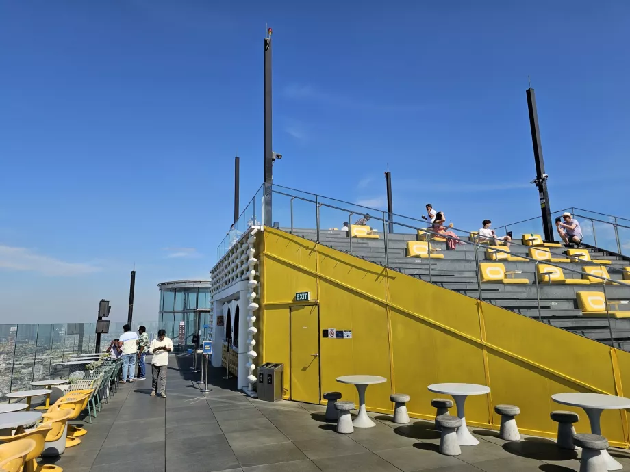 King Power Mahanakhon - kilátás a tetőről