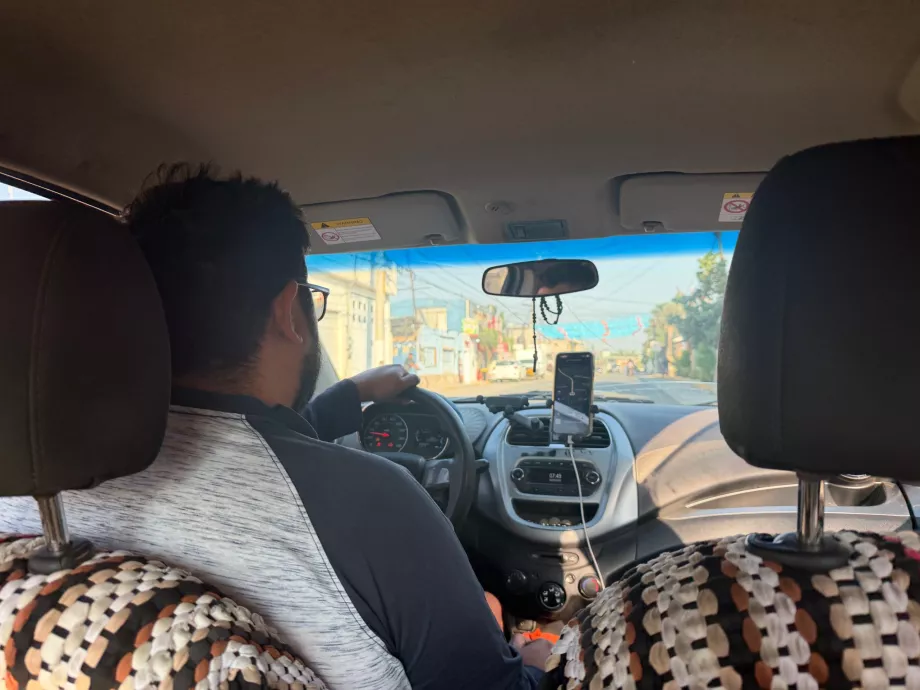 Uber utazás