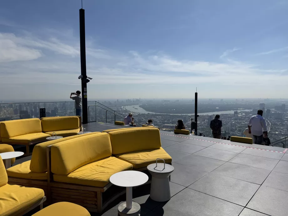 King Power Mahanakhon - kilátás a tetőről