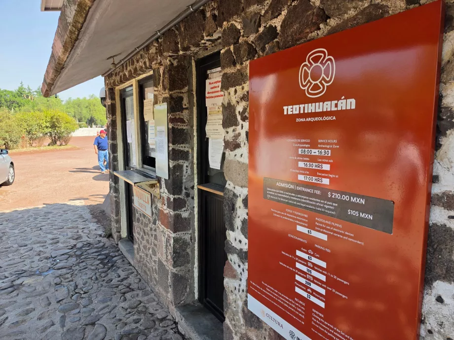 Árak és nyitvatartási idő Teotihuacánban