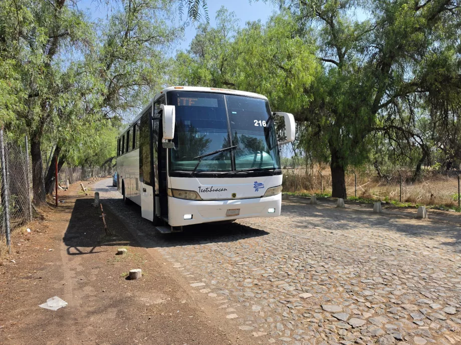 Busz Teotihuacán <-> Mexikóváros