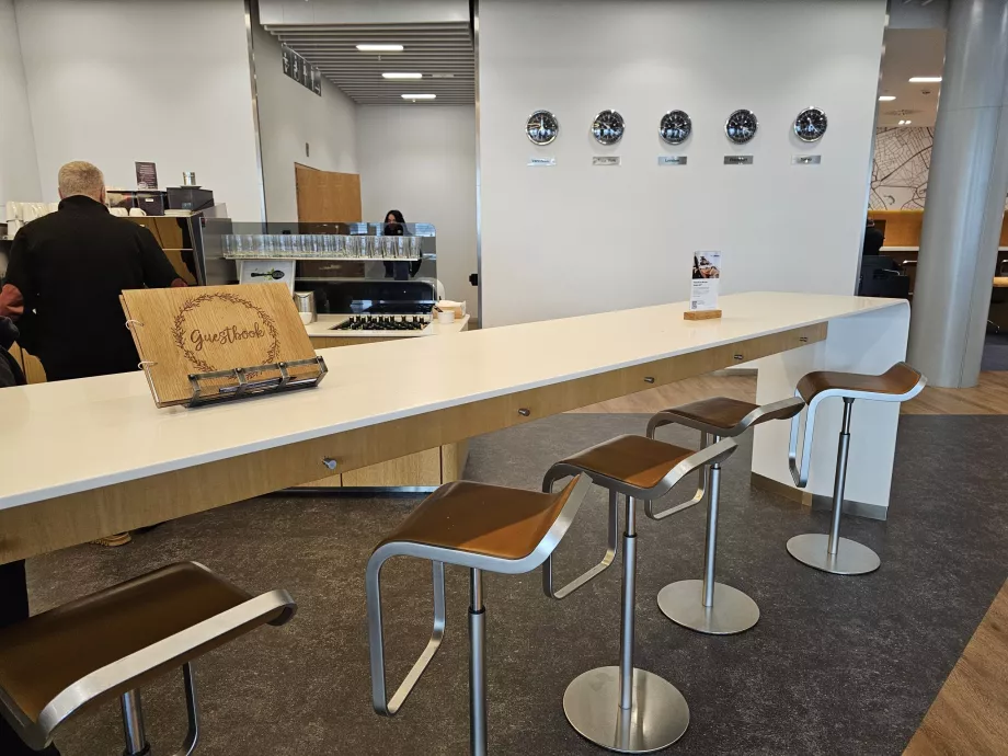 Ülőhelyek a Business Lounge-ban