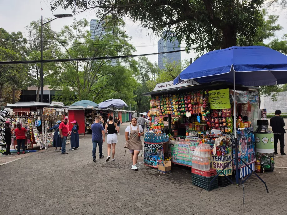 Bosque de Chapultepec, standok