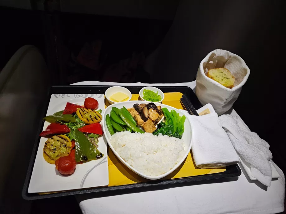 A főétel vegetáriánus változata