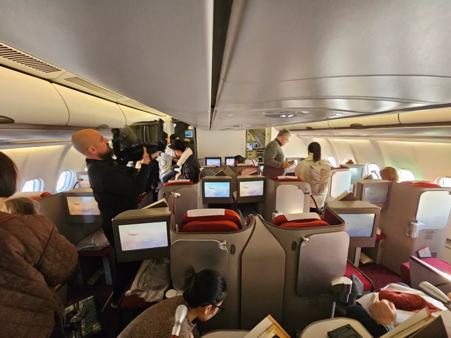 Business osztályú kabin