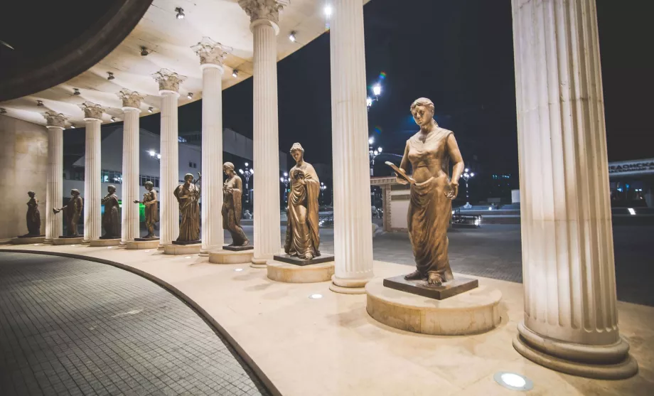 Statues in Skopje
