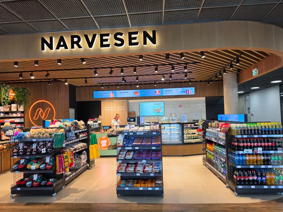 Narvessen Mini-market az érkezési csarnokban