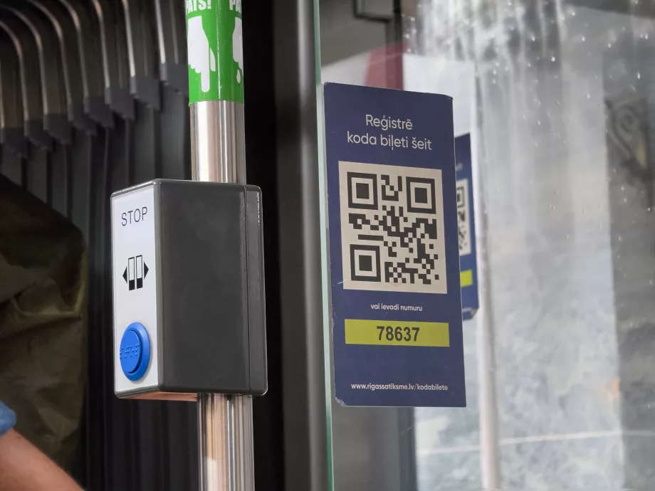 QR-kód a jegy beolvasásához