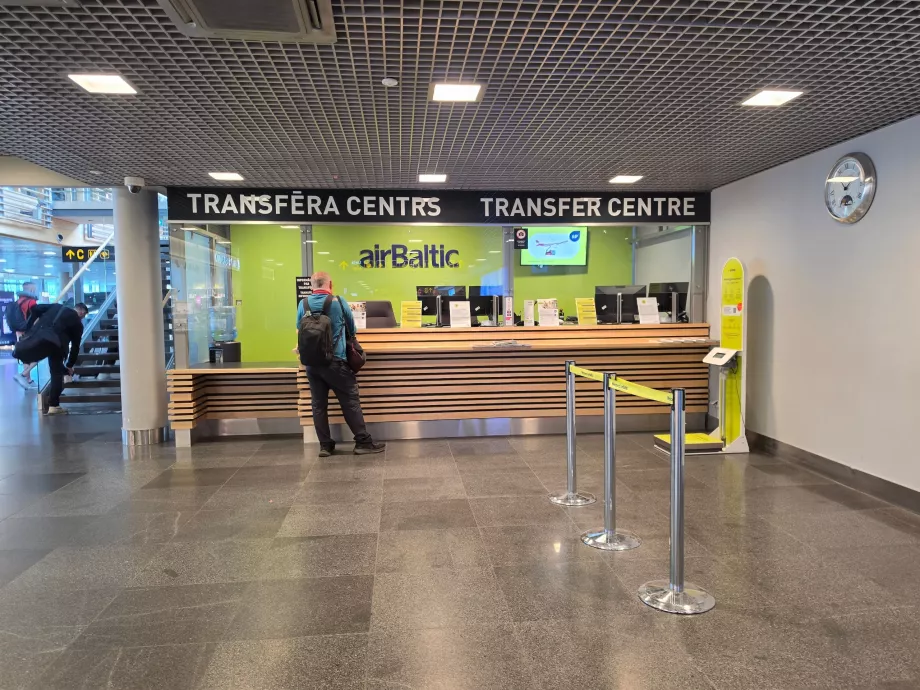 AirBaltic transzferpult
