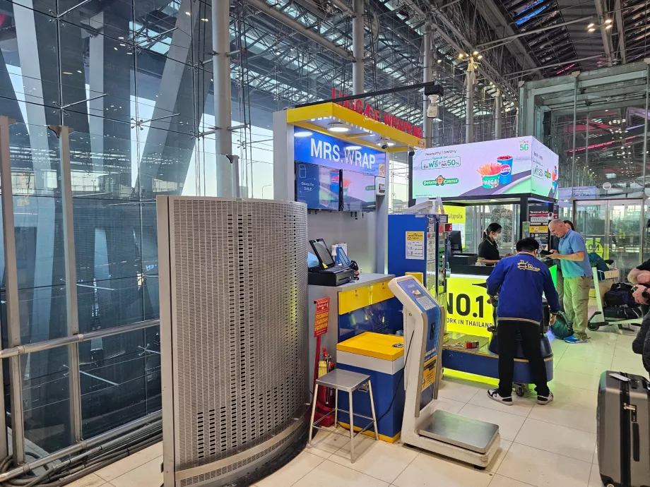 Poggyász csomagolási szolgáltatás