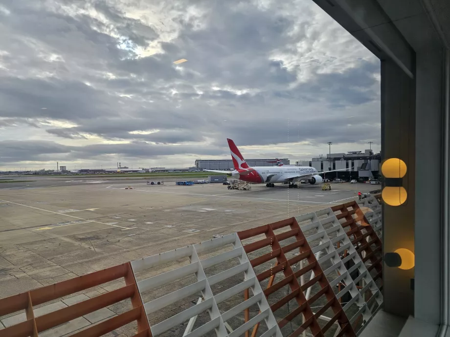 Kilátás a repülőtérre