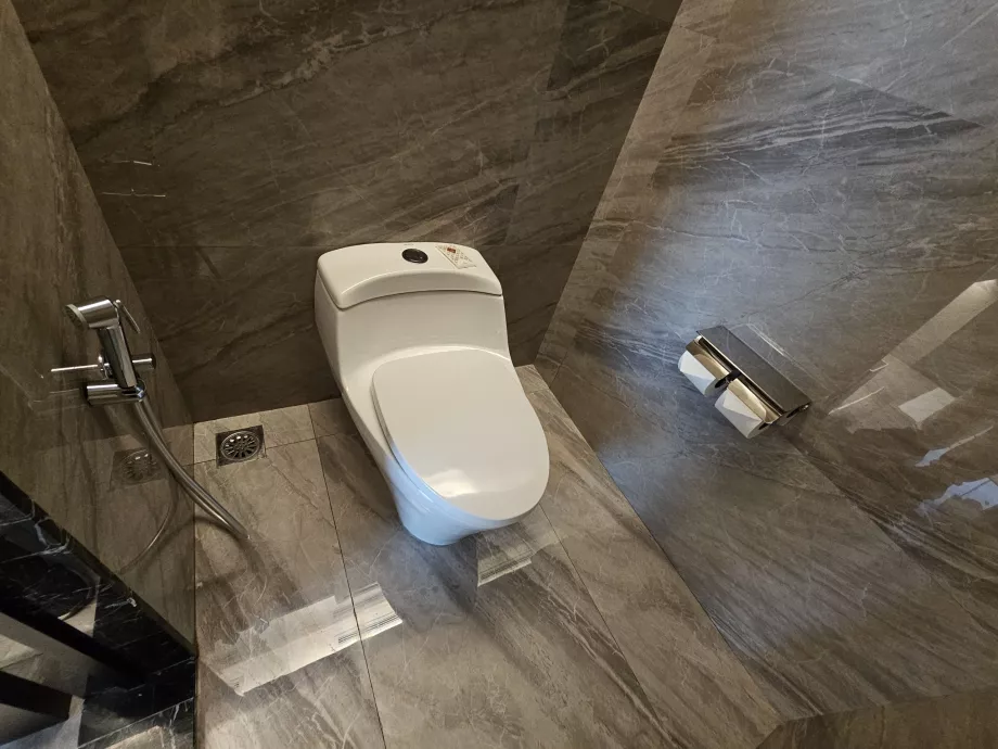 WC bidé zuhanyzóval