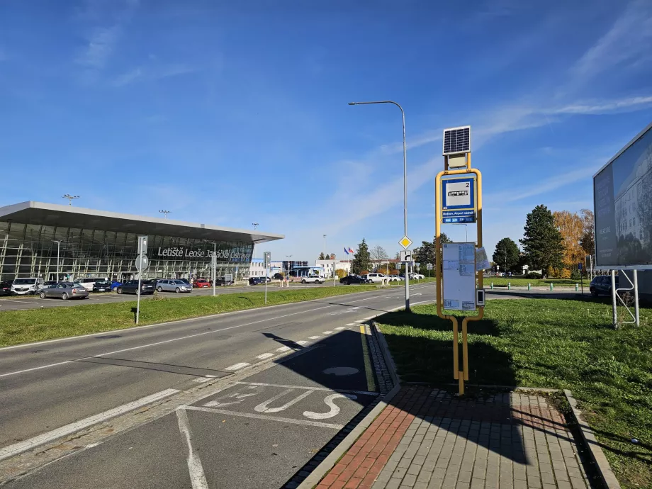 Buszmegálló Ostrava irányába