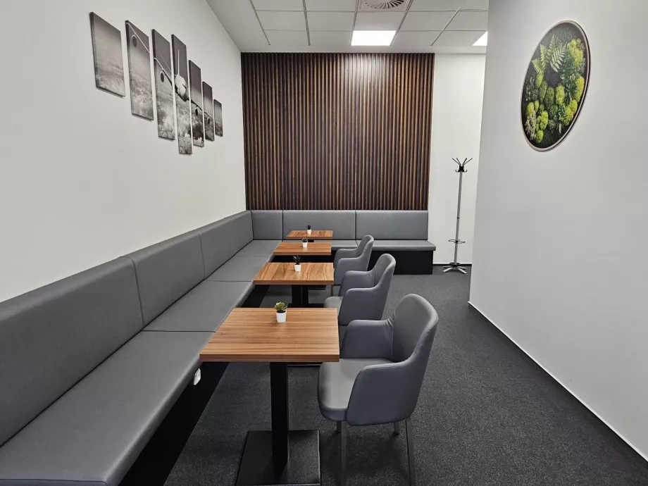 A társalgó csendes része