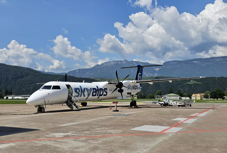 SkyAlps a bolzanói repülőtéren