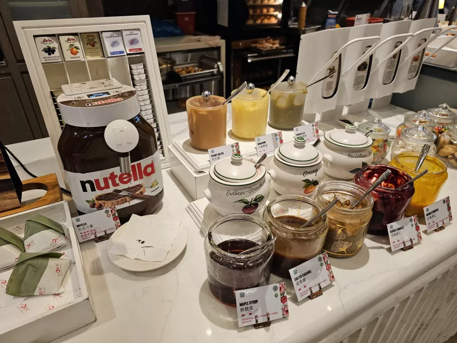 Marmeládok, méz és nutella