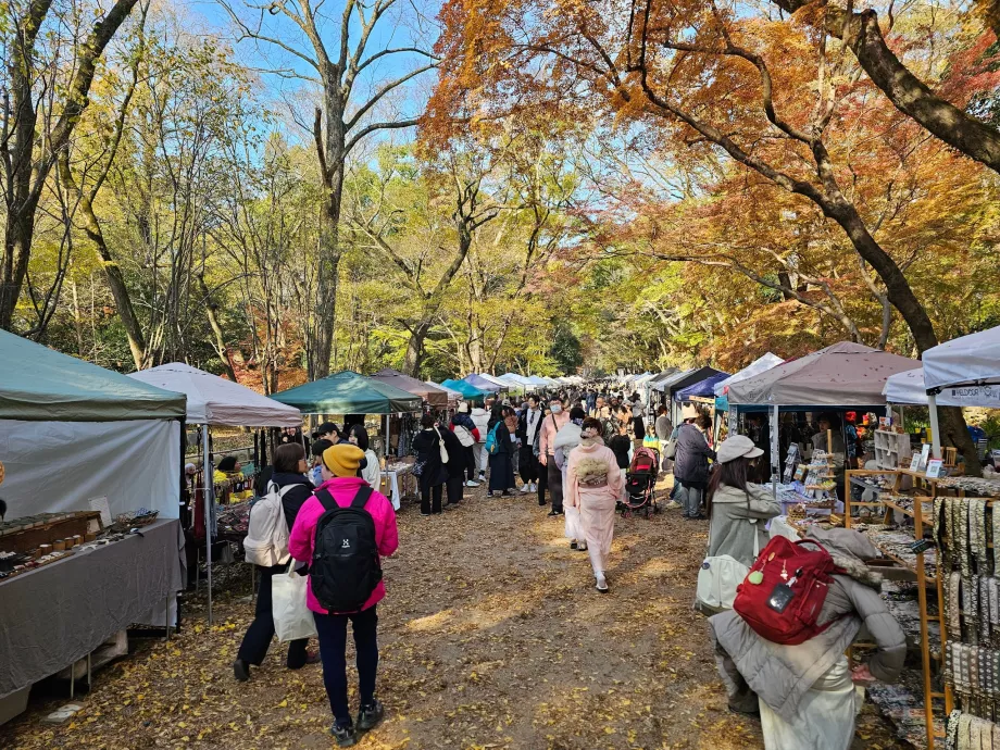 A Shimogamo szentélyhez vezető út
