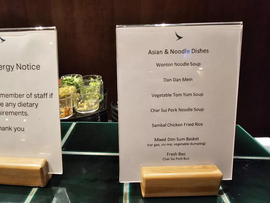 Tészta bár - menü