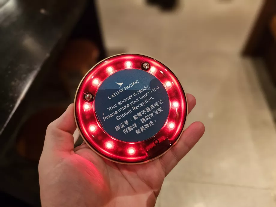 Értesítés a zuhanyzó felszabadításáról