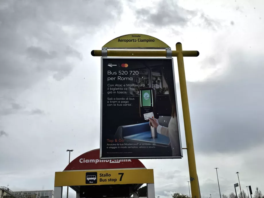 Információk a kártyás fizetésről az ATAC városi buszon