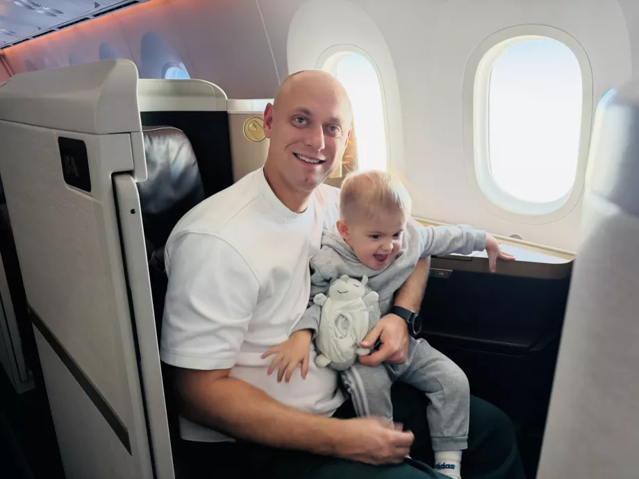 Én és a legkisebb fiam