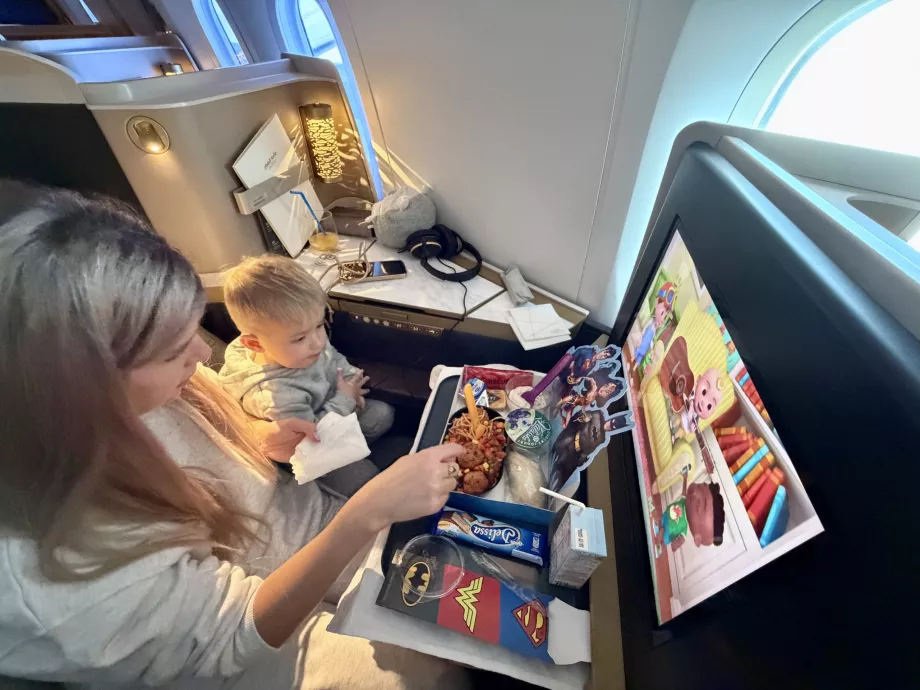 Az ülések még számukra is elég tágasak