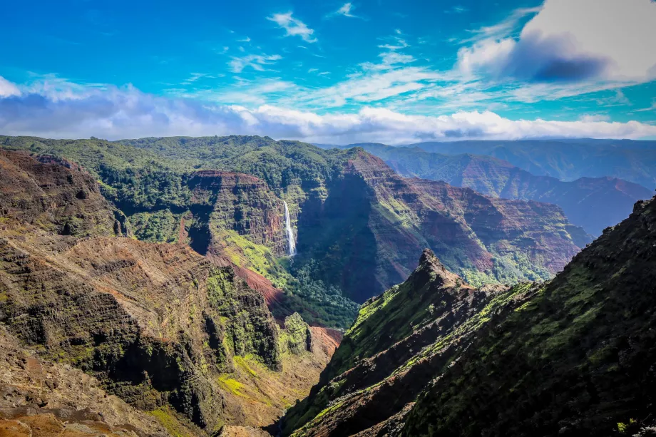 Kilátás a Waimea Drive-ra