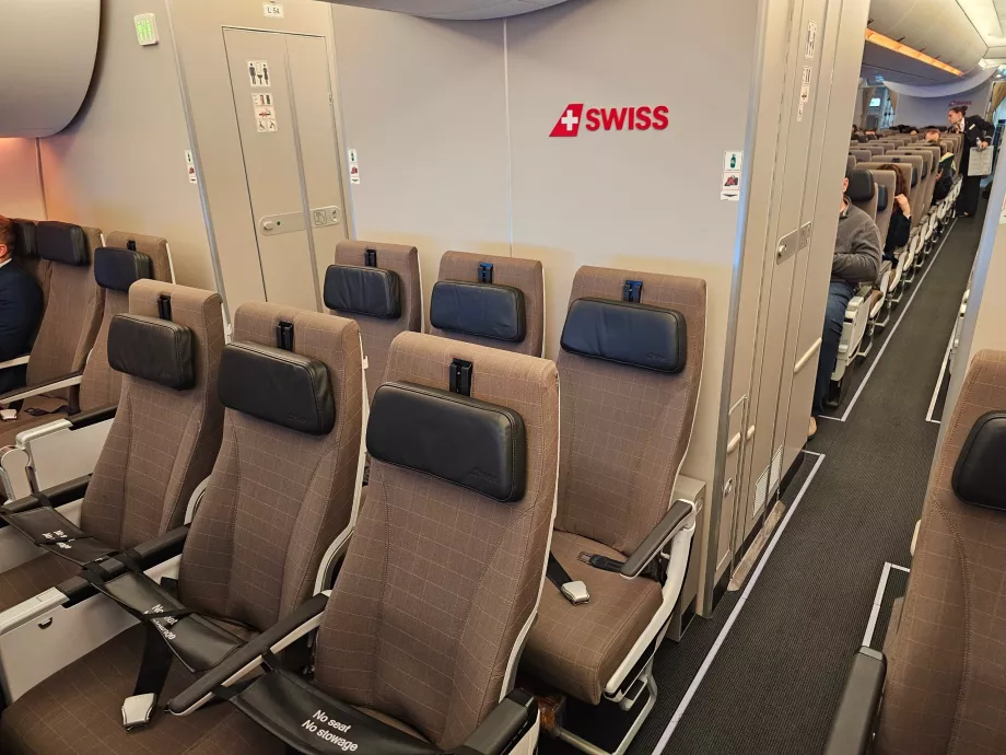 A normál turistaosztály nézete