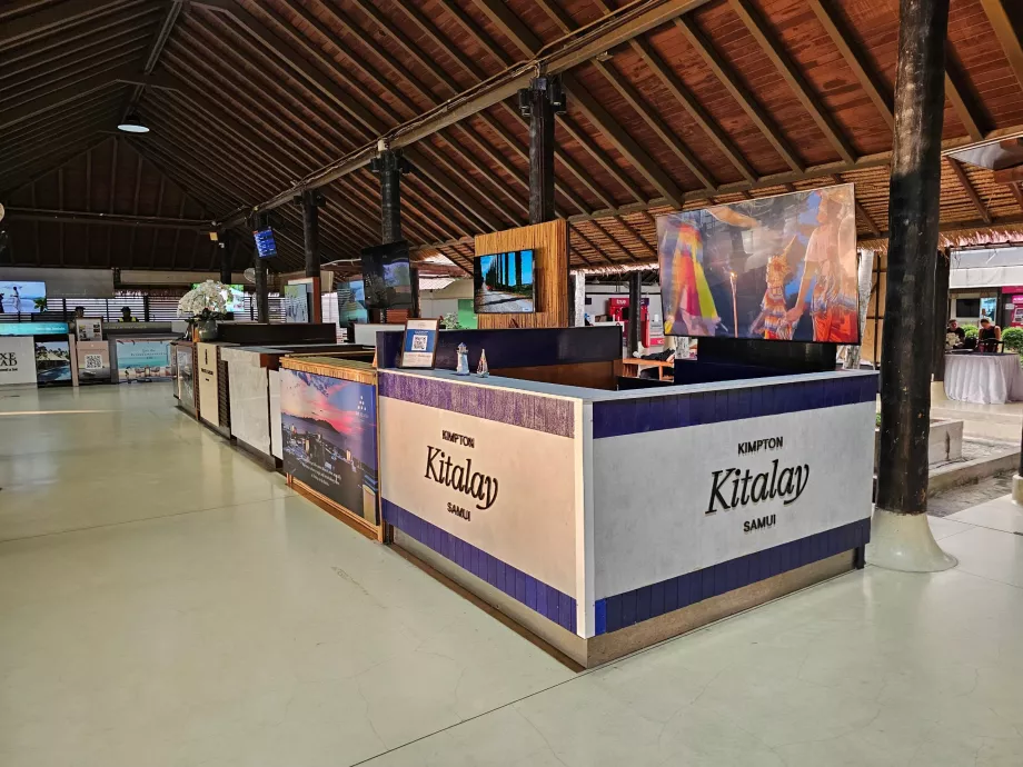 Szállodai transzfer pultok