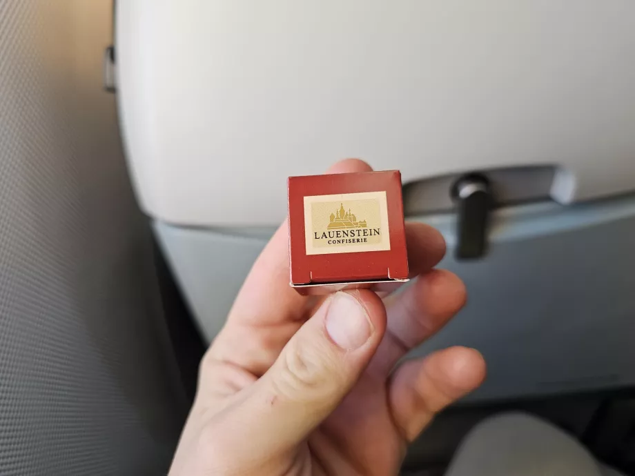 Csokoládé praliné leszállás előtt