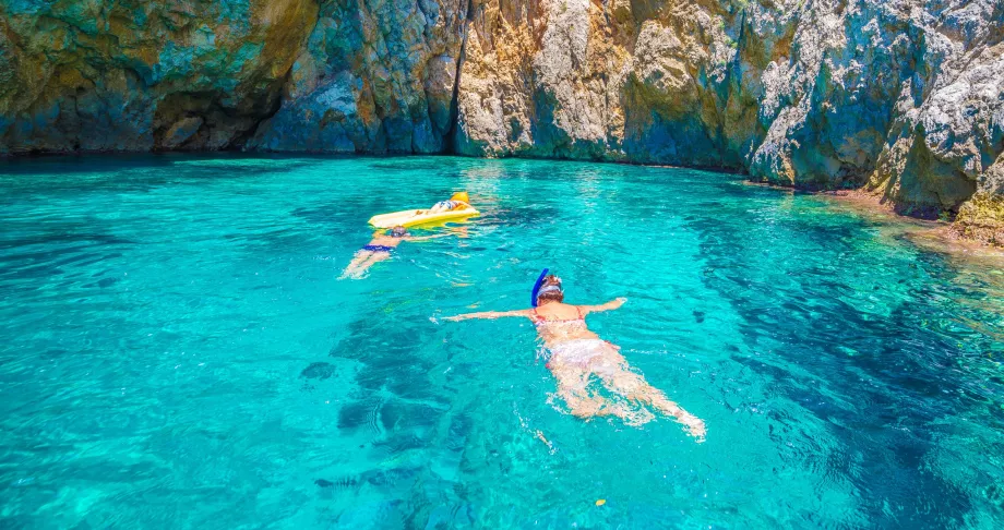 Snorkelling Korfu