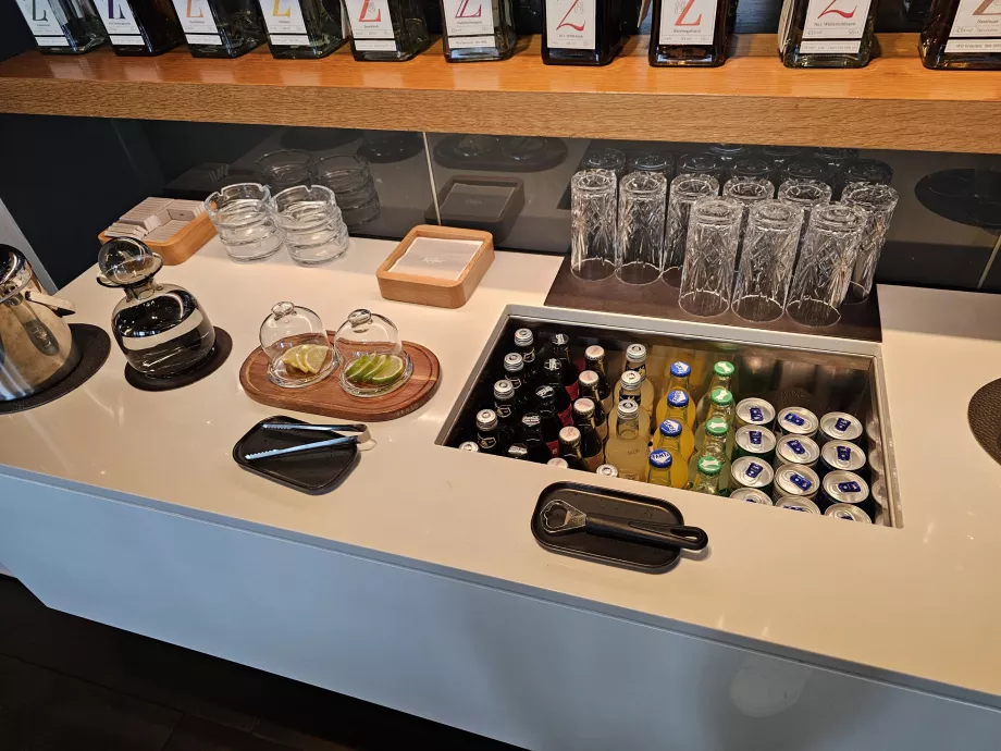 Italok a dohányzóhelyiségben