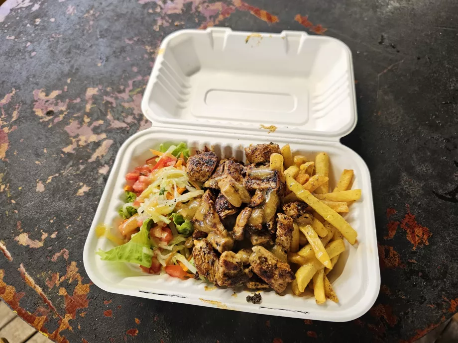 Csirke sült krumplival