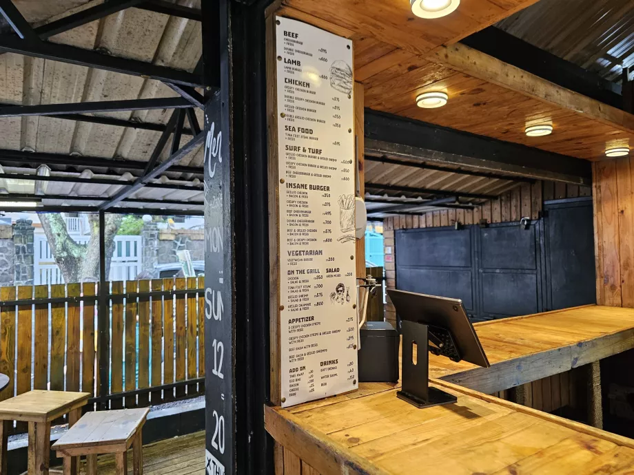 Beachside burger árak