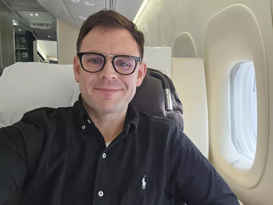 Én az első osztályon Lufthansa