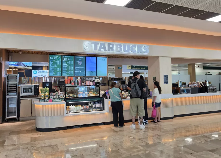 Starbucks a nyilvános területen