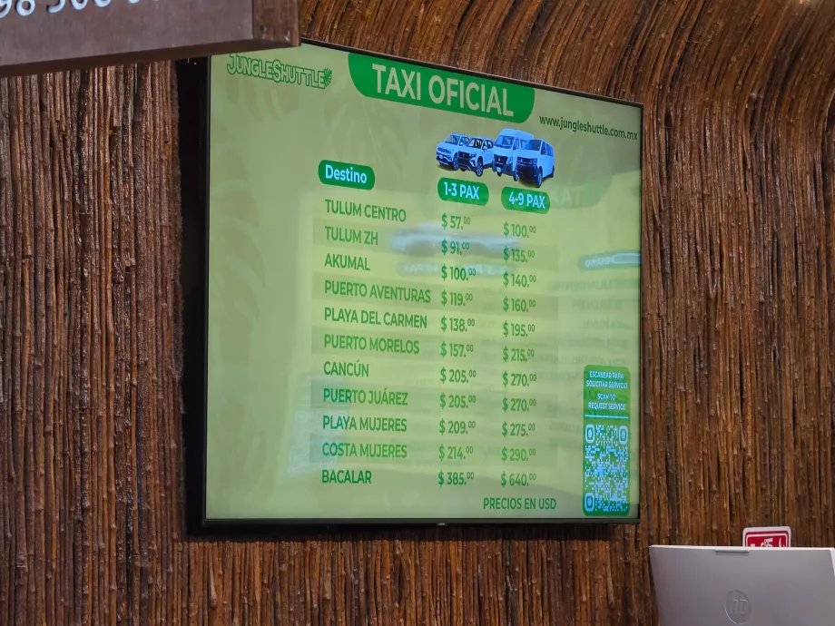 Hivatalos taxidíjak, 2027