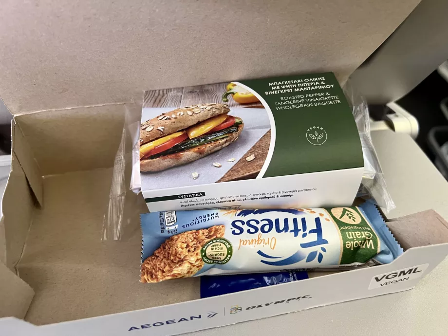 Catering az Aegean Airlines által