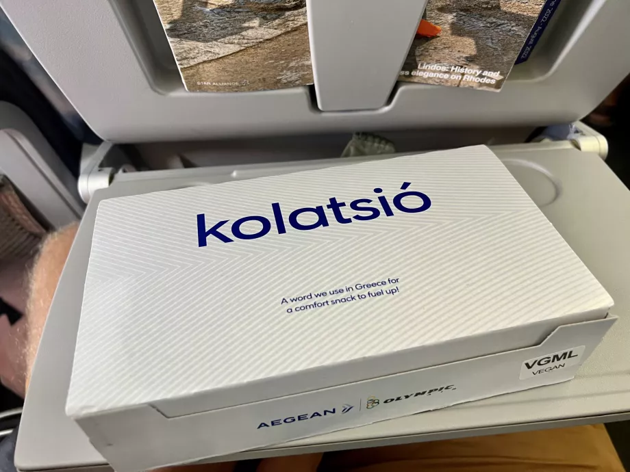 Aegean Airlines élelmiszerdoboz