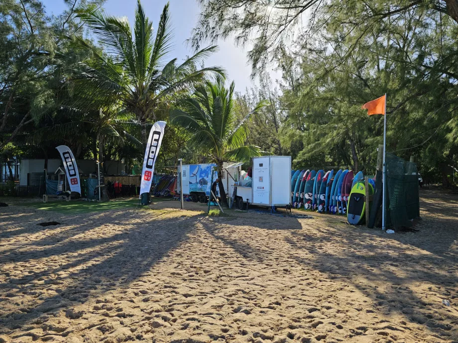 Kitesurf iskola a Le Morne Beach-en