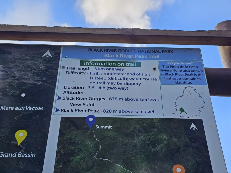 Információ a Black River Peak Trail közelében