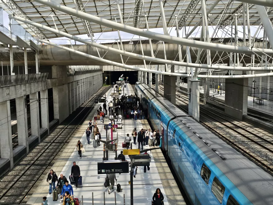 TGV állomás a CDG repülőtéren