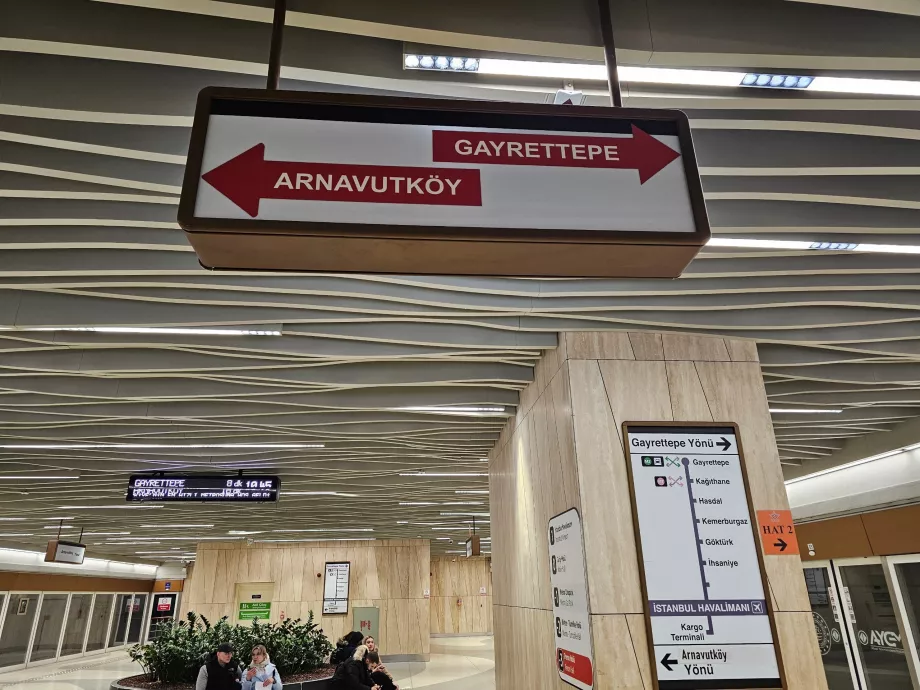 Gayrettepe iránya a központ felé