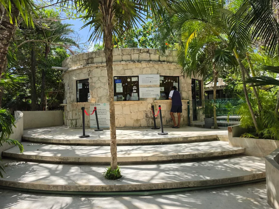 Az Akumal Beach jegyirodája